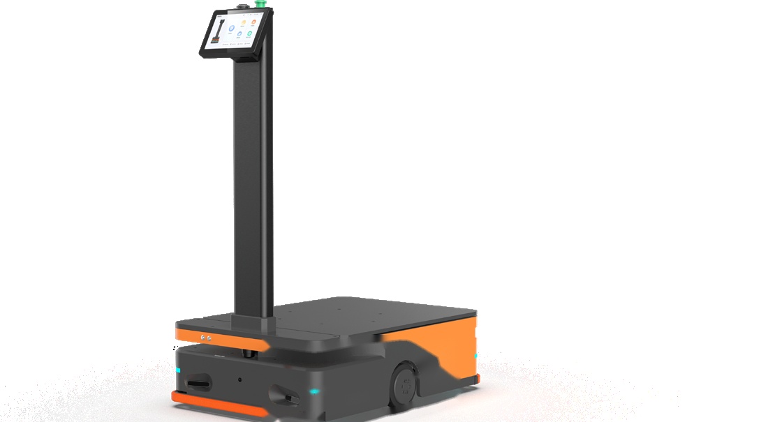 Industrial autonomous mobile robot platform with lift mast