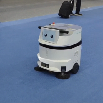 Jaelin Tech SW55A - compact autonomous scrubber sweeper robot for commercial floors