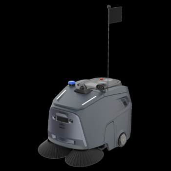 Jaelin Tech Beetle - industrial sweeping robot with dual brushes for large outdoor areas